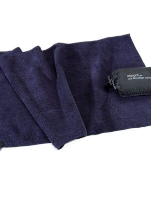 Cocoon Terry Towel Light,60x30cm, Microfiber Håndklæde, dolphin blue