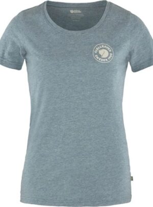 Fjällräven 1960 Logo T-Shirt Woman-Blå Blå melange-S - T-Shirts