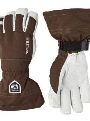Hestra Army Leather Heli Ski, skihandsker, brun