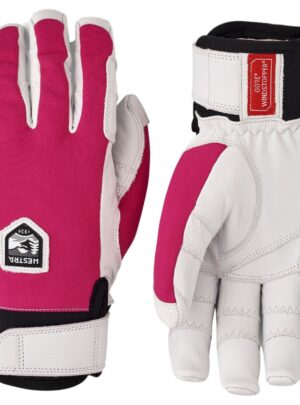 Hestra Ergo Grip Active, skihandsker, pink/hvid