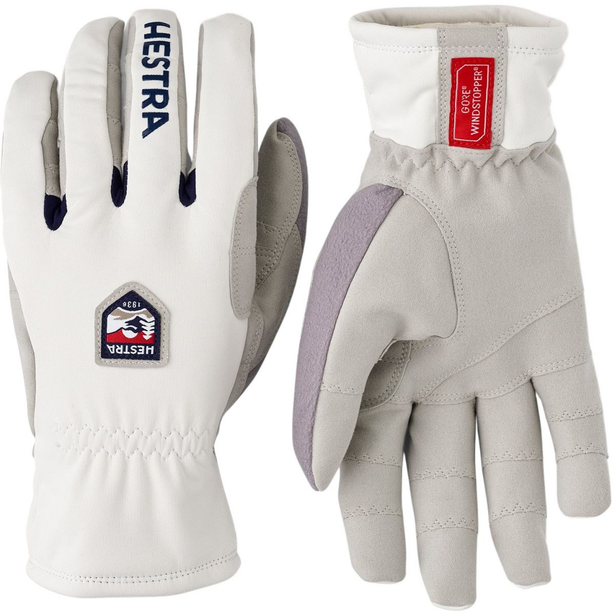 Hestra Windstopper Ergo Grip Touring, handsker, hvid Hestra Windstopper Ergo Grip Touring, handsker, hvid