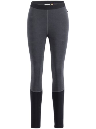 Lundhags Prime Merino Long John W, skiunderbukser, dame, grå/sort