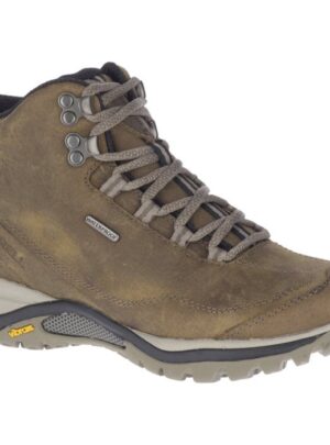 Merrell Siren Traveller 3 Mid WP, brindle/boulder-38 - Vandrestøvler