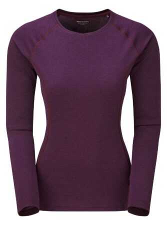 Montane F Dart Long Sleeve T-Shirt, dame, mørkelilla