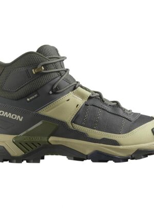 Salomon X Ultra 5 Mid GTX Herre / Mænd, peat/gray green-43 1/3 / UK 9 - Vandrestøvler