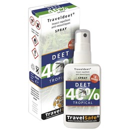 TravelSafe TravelDEET 40%, 60 ml Myggespray