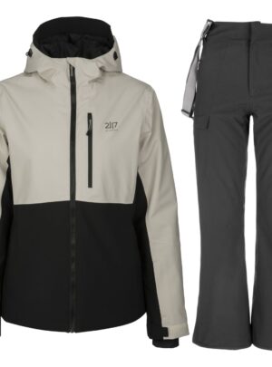 2117 of Sweden Sala/Edum, skisæt, dame, beige/sort