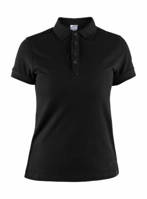 Craft - Casual Polo Pique Kvinder - Black XS