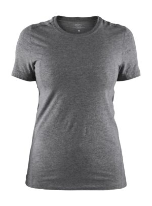 Craft - Deft 2.0 Tee Kvinder - Dk Grey Melange L