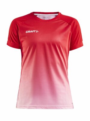 Craft - Pro Control Fade Jersey Kvinder - Bright Red/White XXL