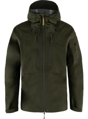 Fjällräven Keb Eco Shell Jacket Herre / Mænd 30.000mm-deep forest-XL - Regntøj, poncho