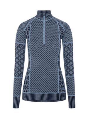 Kari Traa Smekker H/Z, skiundertrøje, dame, blå