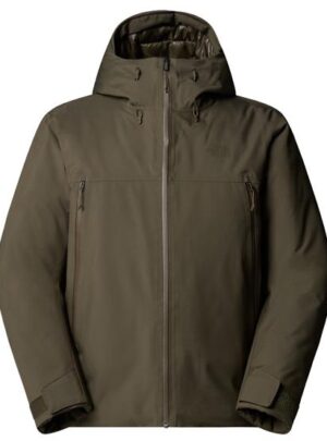 The North Face Mens MTN Range Down Hooded Jacket, New Taupe Green