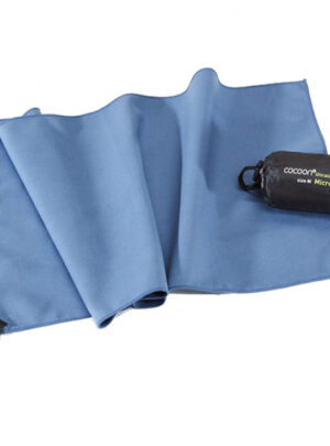 Cocoon Towel Ultralight,150x80cm, Microfiber Håndklæde, fjord blue