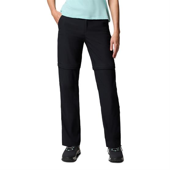 Columbia Womens Leslie Falls Convertible Pant, Black Columbia Womens Leslie Falls Convertible Pant, Black