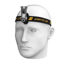 Armytek Zippy ES Grey / 160 lm / 60°:110° / headmount / magnet / IP67 / Li-Pol battery - 5 years warranty - Lommelygte