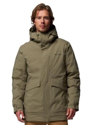 Columbia Street Heights Parka Mens, Stone Green