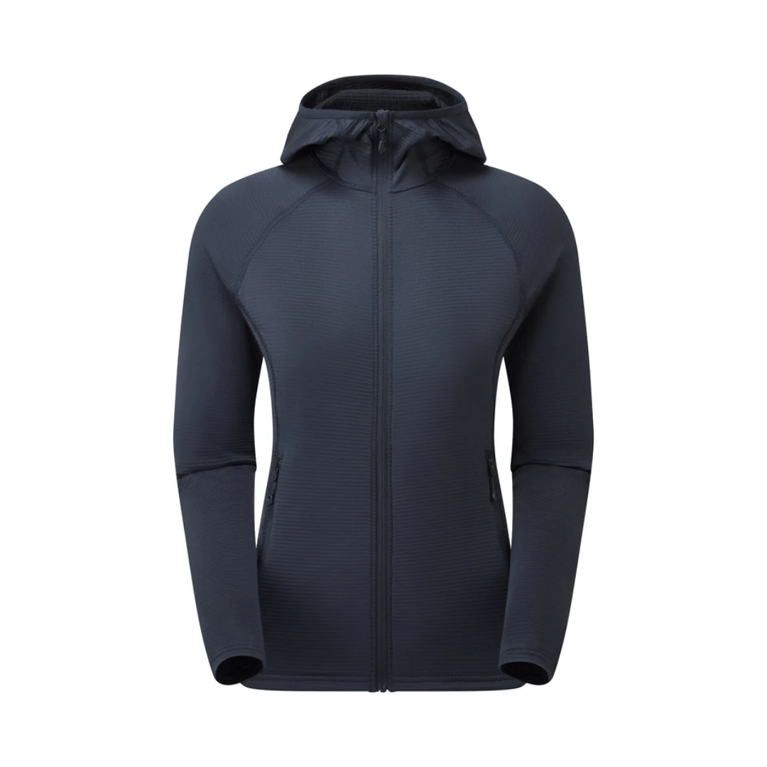 Fleecetrøje dame - Montane F Protium Lite Hoodie - Blå Fleecetrøje dame - Montane F Protium Lite Hoodie - Blå