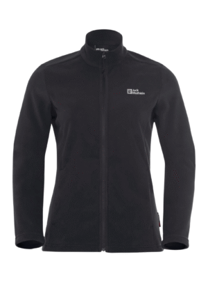 Fleecetrøje til dame - Jack Wolfskin Taunus FZ W - Sort