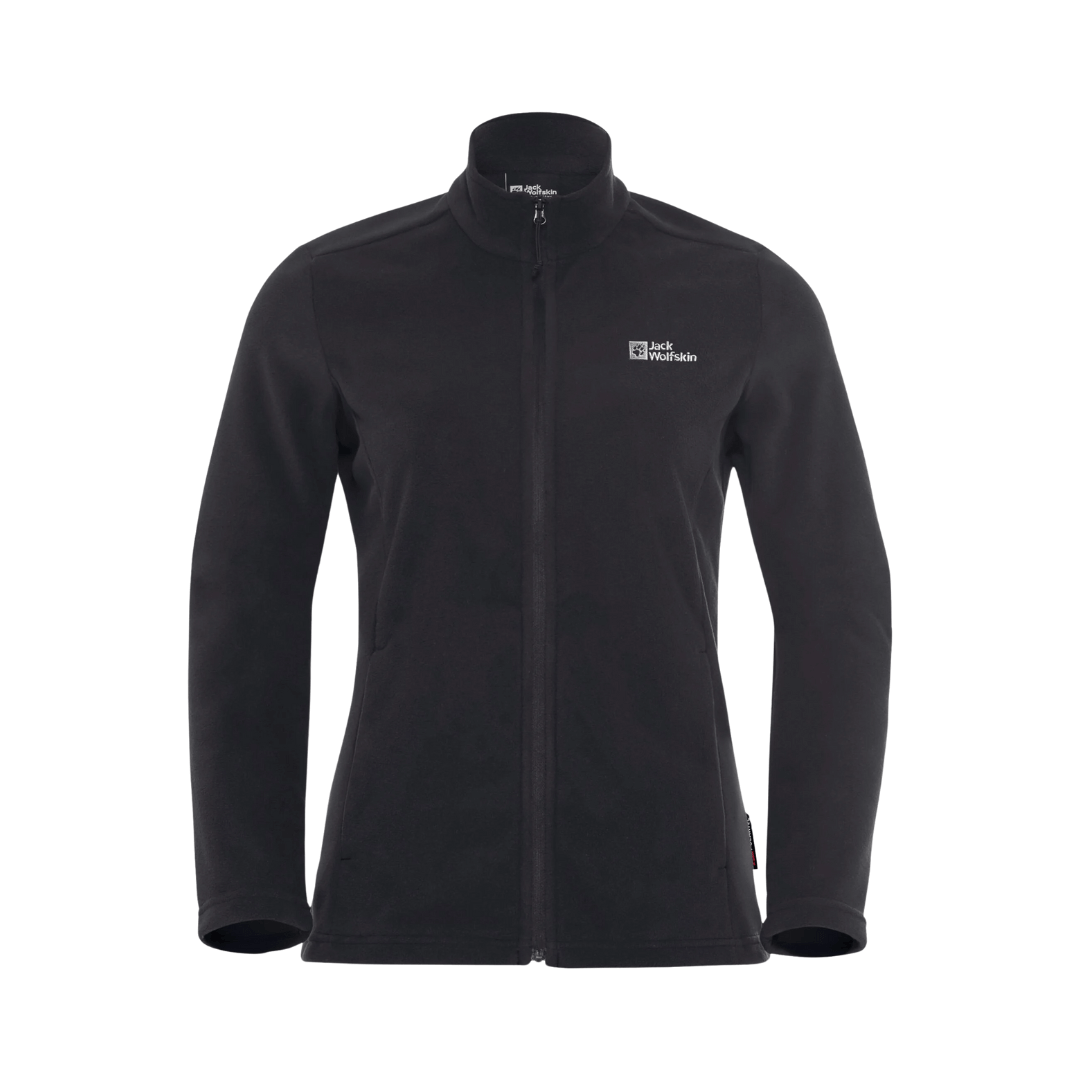 Fleecetrøje til dame - Jack Wolfskin Taunus FZ W - Sort Fleecetrøje til dame - Jack Wolfskin Taunus FZ W - Sort