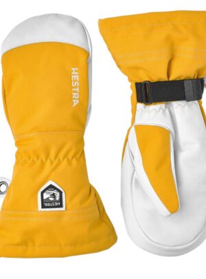 Hestra Army Leather Heli Ski, skiluffer, gul