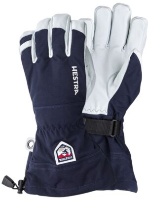 Hestra Army Leather Heli skihandsker, marin