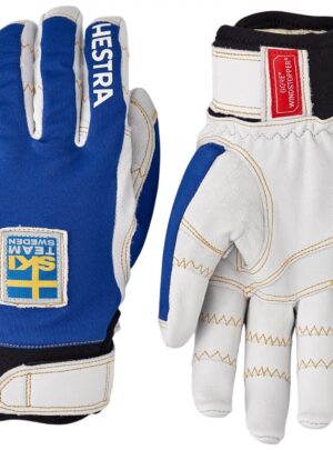 Hestra Ergo Grip Active, skihandsker, blå/gul
