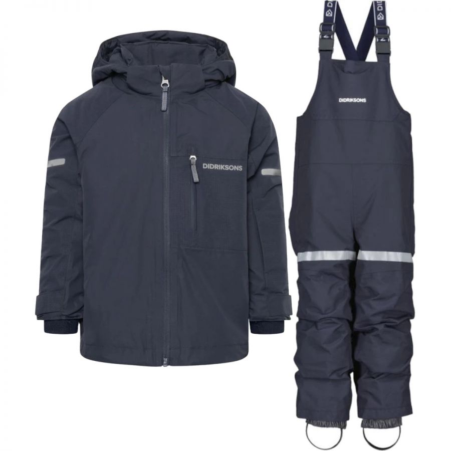 Didriksons Falke/Bjärven skisæt, junior, navy Didriksons Falke/Bjärven skisæt, junior, navy