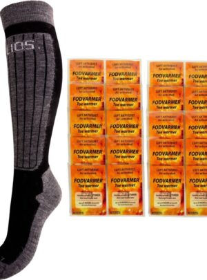 Accezzi Fodvarmer/Helios Merino One 60 sæt, unisex, sort