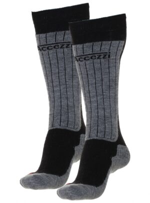 Accezzi Merino 50 skistrømper, 2 par, sort