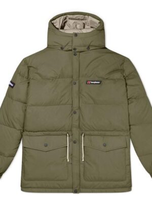 Berghaus Unisex Lumley Down Jacket, Green / Grey