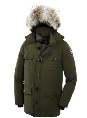 Canada Goose Mens Banff Parka, Military Green