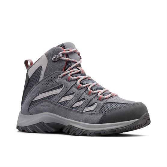 Columbia Crestwood Mid Waterproof Womens, Graphite / Daredevil Columbia Crestwood Mid Waterproof Womens, Graphite / Daredevil
