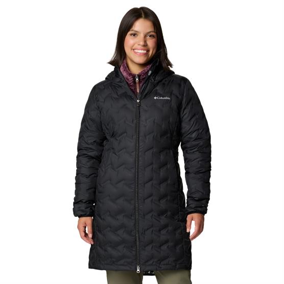 Columbia Delta Ridge II Long Down Jacket Womens, Black Columbia Delta Ridge II Long Down Jacket Womens, Black