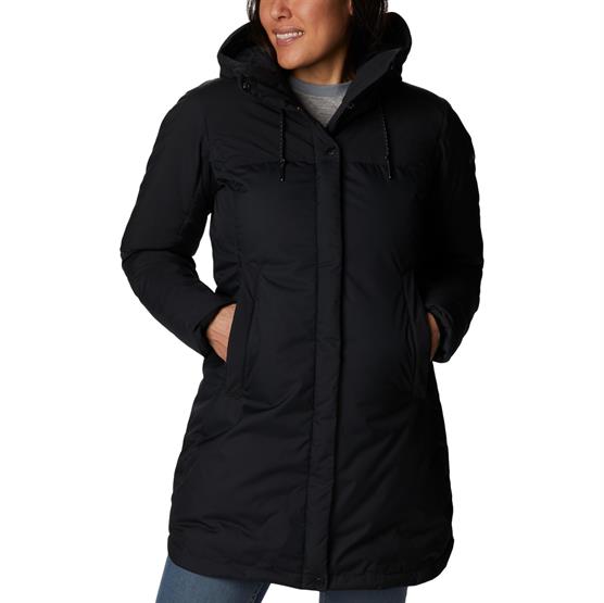 Columbia Mountain Croo II Mid Down Jacket Womens, Black Columbia Mountain Croo II Mid Down Jacket Womens, Black