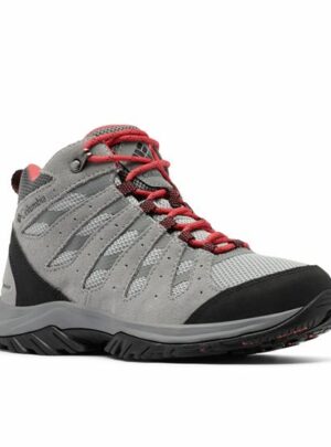 Columbia Redmond III Mid Waterproof Womens, Steam / Red Coral