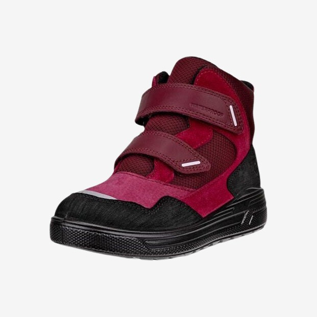 ECCO - Urban Snowboarder Kids (Black/Red Plum/Dark Ruby) - 35 ECCO - Urban Snowboarder Kids (Black/Red Plum/Dark Ruby) - 35