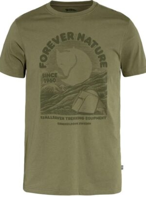 Fjällräven EquipHerre / Mændt T-Shirt Herre / Mænd-green-M - T-Shirt, Polo-shirt