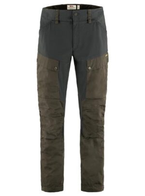 Fjällräven Keb Trousers Mens, Dark Olive / Dark Grey