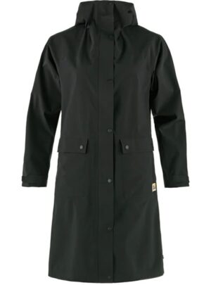 Fjällräven Rain Parka Kvinder / Damer-black-M - Regntøj, poncho
