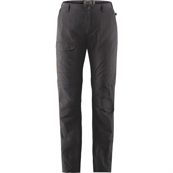 Fjällräven Travellers MT Zip-Off Trousers Womens, Dark Grey Fjällräven Travellers MT Zip-Off Trousers Womens, Dark Grey