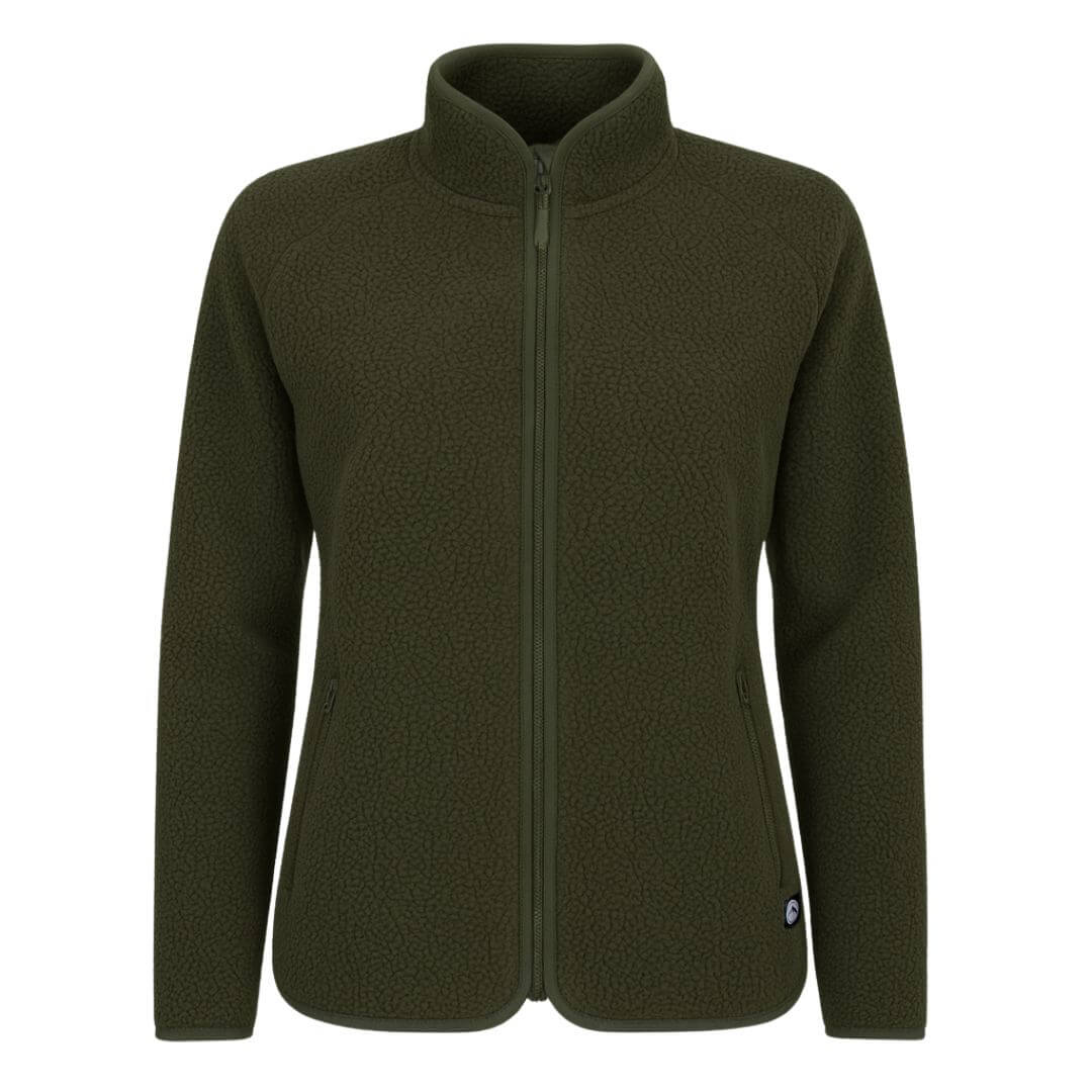 Fleecetrøje dame - Treklife Sherpa V2 - Grøn Fleecetrøje dame - Treklife Sherpa V2 - Grøn