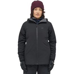 Haglöfs Mimic Alert Hood Dame L Sort Fiberjakker