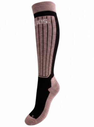 Helios Merino One 60, skistrømper, pink