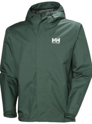 Helly Hansen Seven J Regnjakke Herre, jungle green