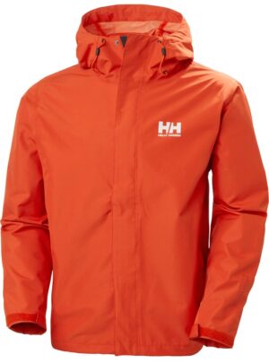 Helly Hansen Seven J Regnjakke Herre, patrol orange
