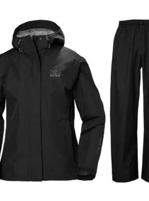 Helly Hansen Seven J Regnsæt Dame, black