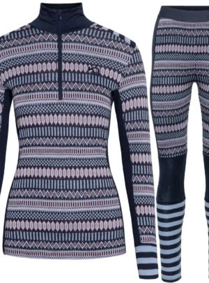 Kari Traa Åkle H/Z Merinould Skiundertøjssæt