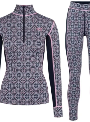 Kari Traa Rose H/Z Merinould Skiundertøjssæt Dame, roy