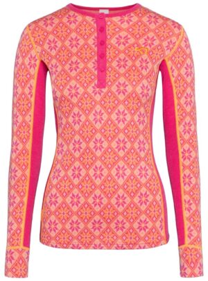 Kari Traa Rose Skiundertrøje Merino Uld Dame, Berry